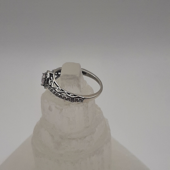 R815 Sterling Silver Marie Antoinette Ring - Fragrant Jewelry - Picture 3 of 8